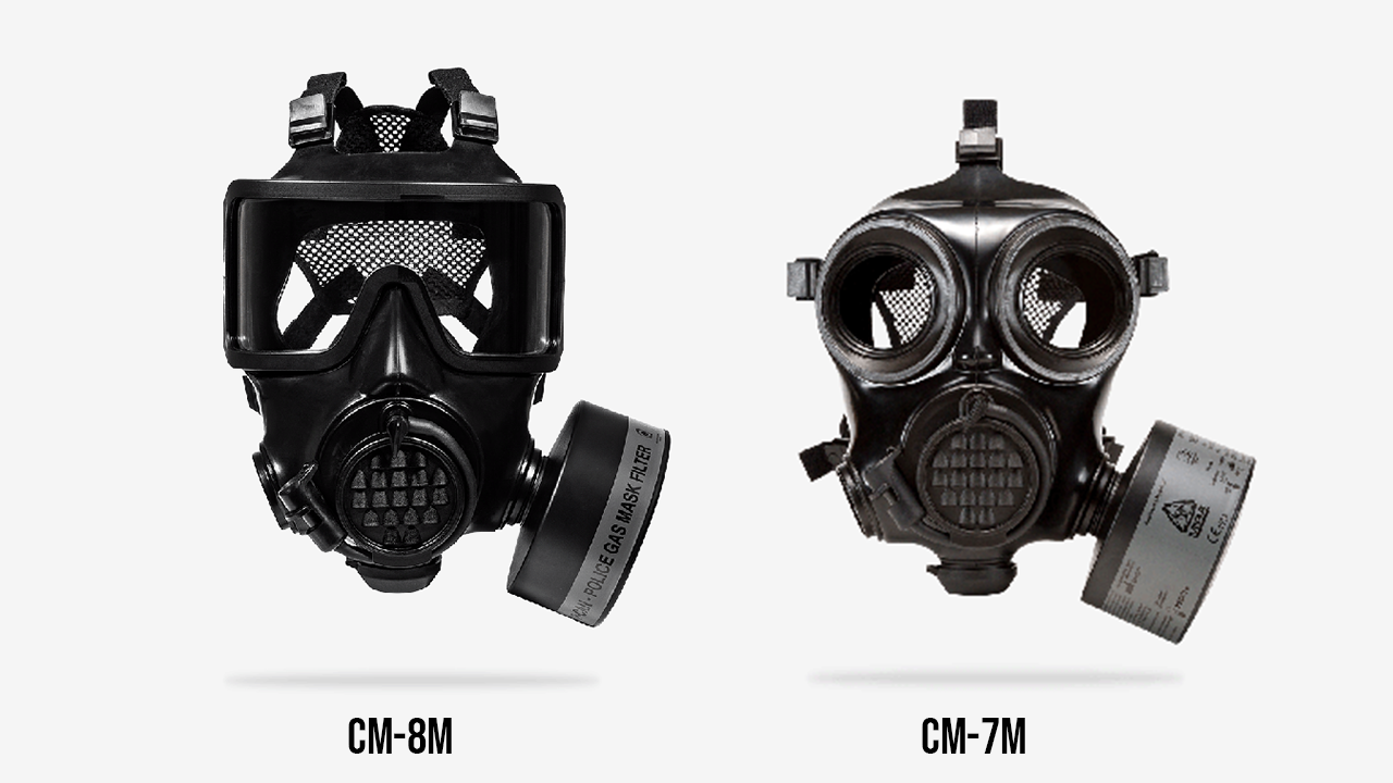 CM-8M and CM-7M Gas Masks
