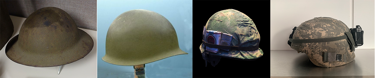 Helmet Evolutions US Army