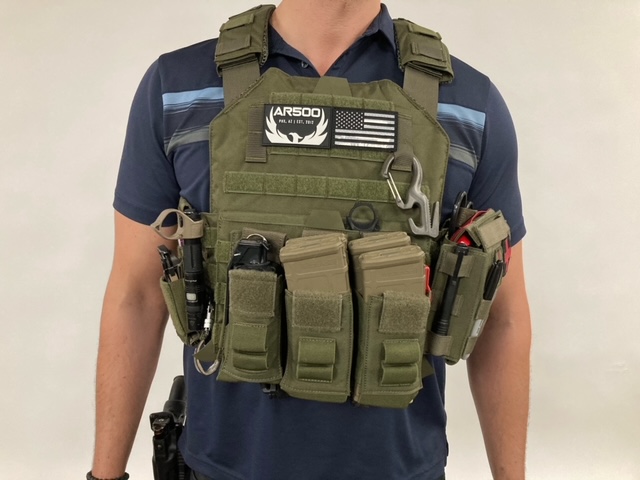 Front side of the Testudo Plate Carrier from Armored Republic