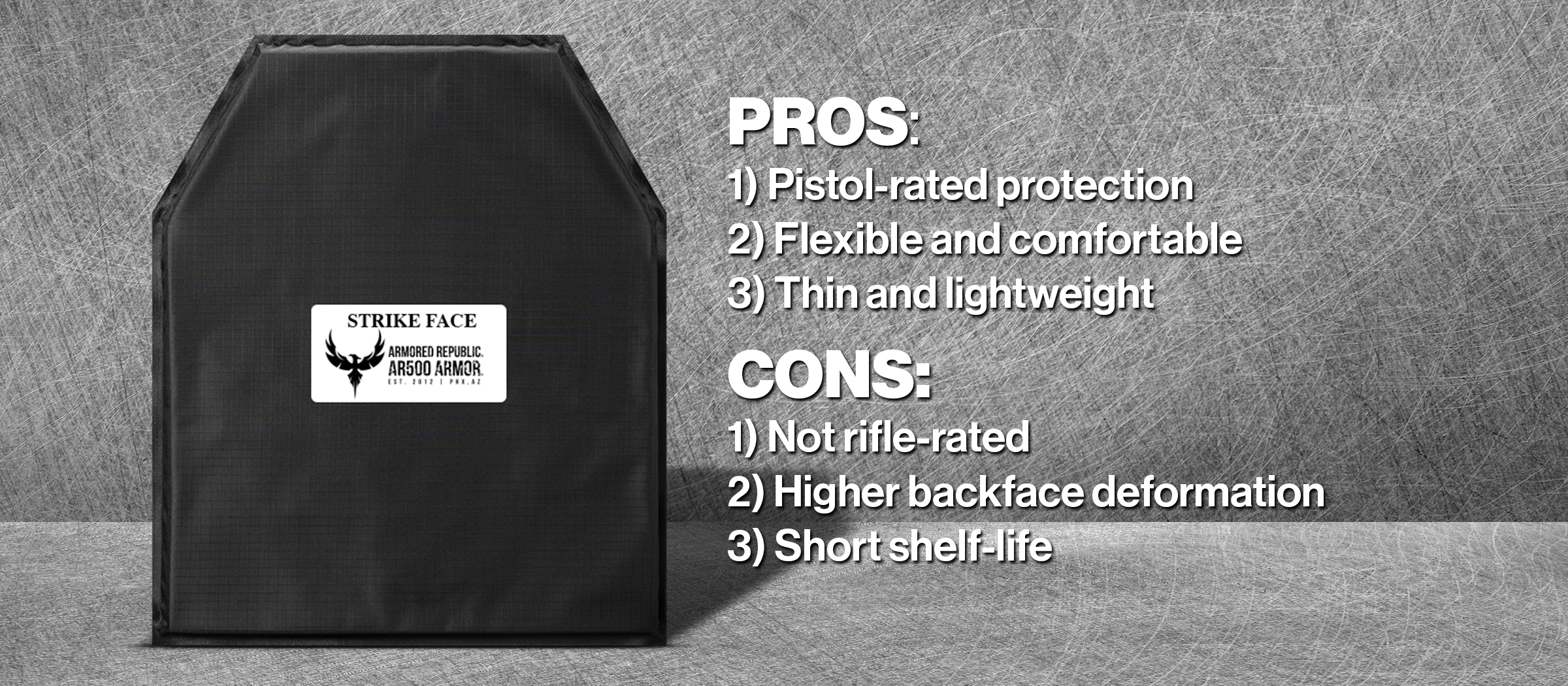 Pros of Soft Body Armor from Armored Republic