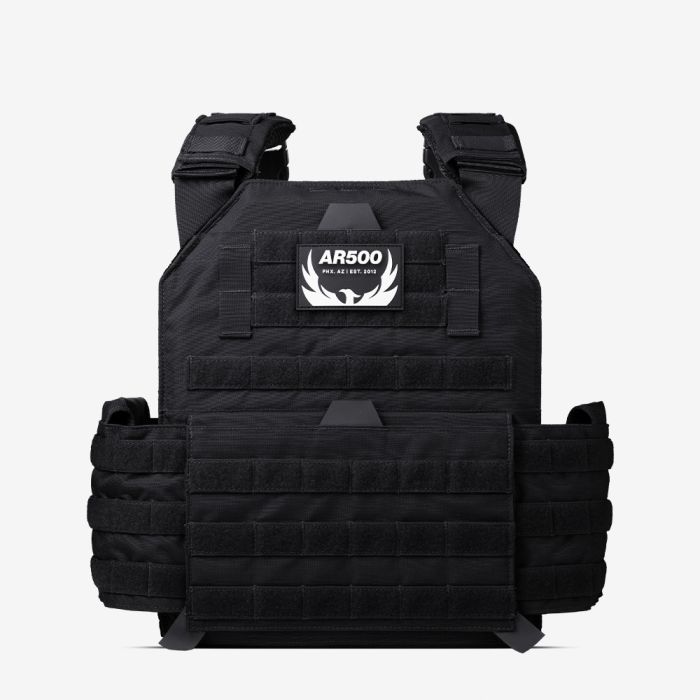 AR500 Level 3 III Body Armor Plates - 10x12 with Molle Vest - Med-2XL  Adjustable
