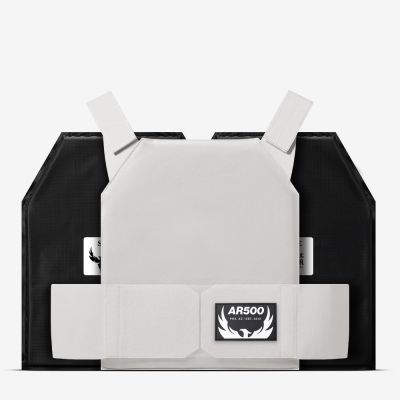 The white Concealment Carrier & Panels from Armored Republic