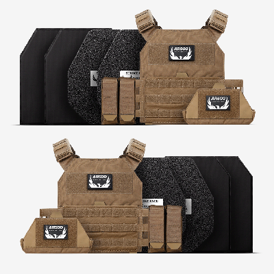 The coyote Veritas Lite Plates Bundle from Armored Republic