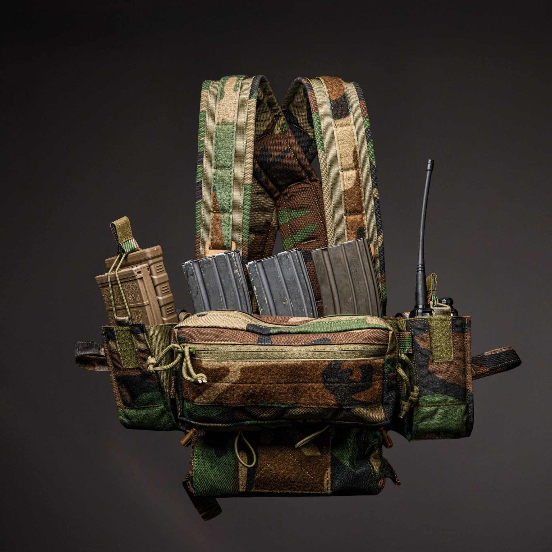 Poche à Billes Cordura RELOAD – Motif Woodland, Pour Lance-pierre Ou Fronde